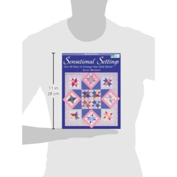 2004 Sensational Settings 80+ Ways Arrange Quilt Blocks Joan Hanson Revised Ed - Picture 15 of 15